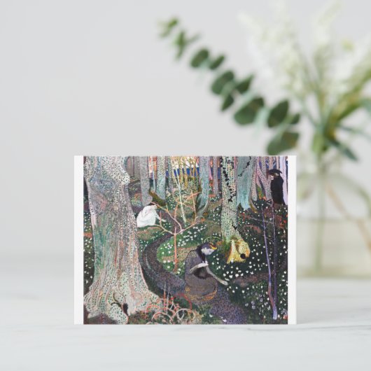 April, Maurice Denis Postkarte (Stehend Vorderseite)