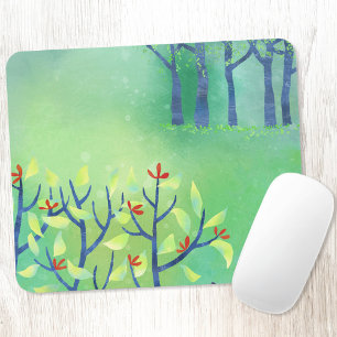 April Moderne Grünlandschaft Natur Malerei Mousepad