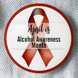 April Monat der Alkoholwarnung Button