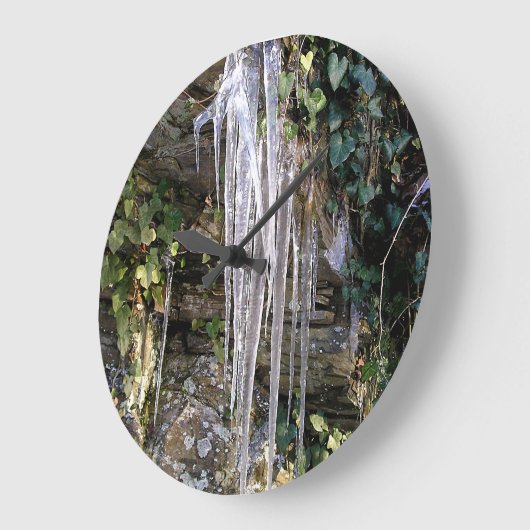 April Morning Große Wanduhr (Winkel)