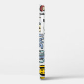 April Narren: farbiges Doodle-Set. Case-Mate iPhone Hülle (Rückseite / Links)