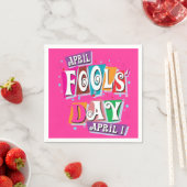 April Narren Paper Napkins Serviette (Beispiel)