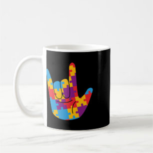 April Nationaler Monat des Autismus-Bewusstseins A Kaffeetasse