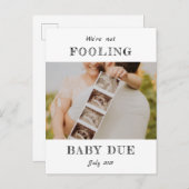 April Niereninsuffizienz Ankündigungspostkarte (Vorne/Hinten)