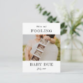 April Niereninsuffizienz Ankündigungspostkarte (Stehend Vorderseite)