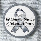 April Parkinson's Disease Awareness Monat Button