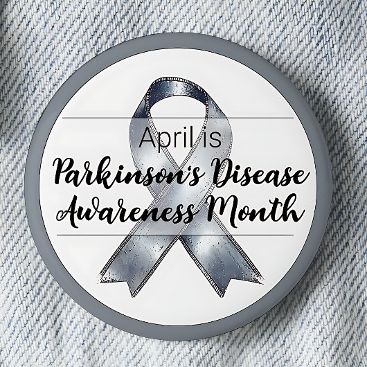 April Parkinson's Disease Awareness Monat Button
