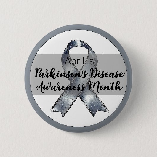 April Parkinson's Disease Awareness Monat Button (Vorderseite)