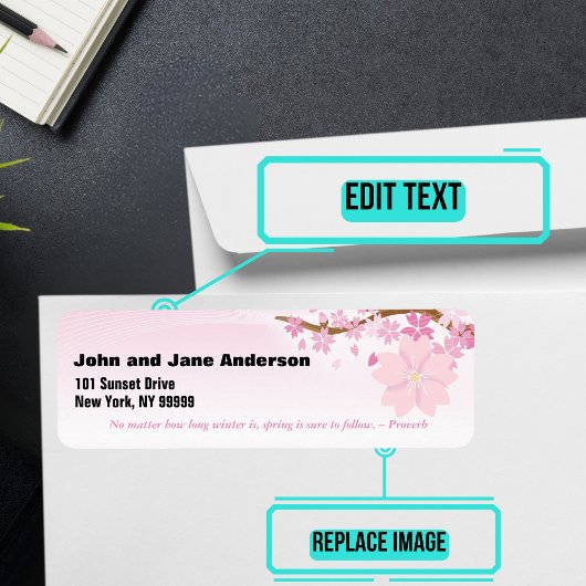 April - Personalisierte Adresse