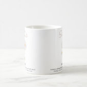 April Personalisierte Blume der Geburt Kaffeetasse (Mittel)