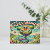 April: Postkarte (Stehend Vorderseite)