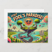 April: Postkarte (Vorne/Hinten)