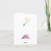 April Queens Happy Birthday Card Karte (Rückseite)