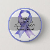 April Reizbares Darmsyndrom Button (Vorderseite)