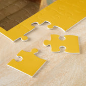 April Retro Blonde Button-Up Spring Girl Puzzle (Seite)