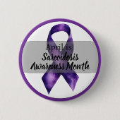 April Sarcoidose Button (Vorderseite)