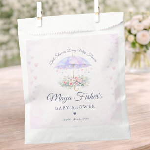 April-Schauer bringen Mai-Blumen Baby Shower  Geschenktütchen