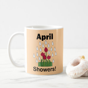April-Schauer Rosa Gänseblümchen-Blume Floral Kaffeetasse