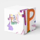 April-Scherz Geschenkschachtel (Rückseite)