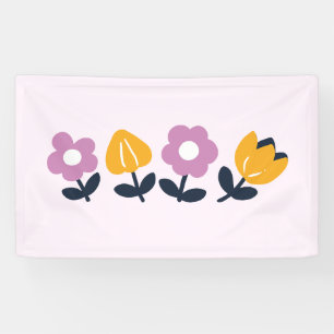 April - Schläge und Nassnasen - Blumenstrauß Banner