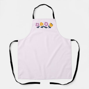 April - Schläge und Nassnasen - Blumenstrauß Schürze