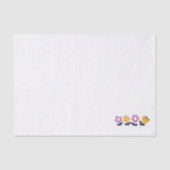 April - Schläge und Nassnasen - Blumenstrauß Seidenpapier (Vorderseite)