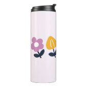 April - Schläge und Nassnasen - Blumenstrauß Thermosbecher (Nach links gedreht)