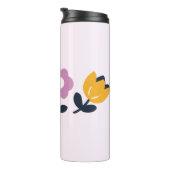 April - Schläge und Nassnasen - Blumenstrauß Thermosbecher (Nach rechts gedreht)