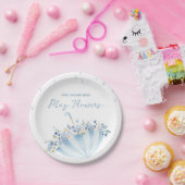 April Shower Bring May Flowers Baby Shower Pappteller (Party)