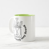 April Showers Bring May Flowers Zweifarbige Tasse (Vorderseite Links)