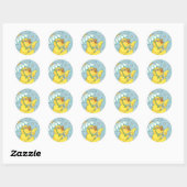 APRIL SHOWERS SPRING CHICK STICKERS Sheet (Blatt)