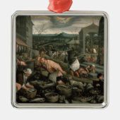 April Silbernes Ornament (Vorne)