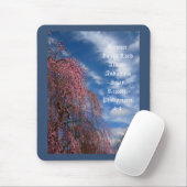 April Sky with Philippians 4:4 Mousepad (Mit Mouse)