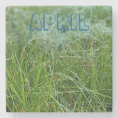 April Steinuntersetzer (Vorderseite)