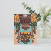 April - Taurus Postkarte (Stehend Vorderseite)