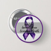 April Tiermissbrauchswarnung Button (Vorne & Hinten)