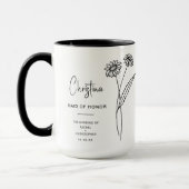 April-Trauzeugin | Daisy Birth Blume Tasse (Links)