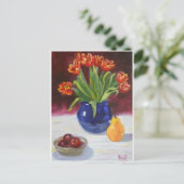 April Tulips Postkarte (Stehend Vorderseite)