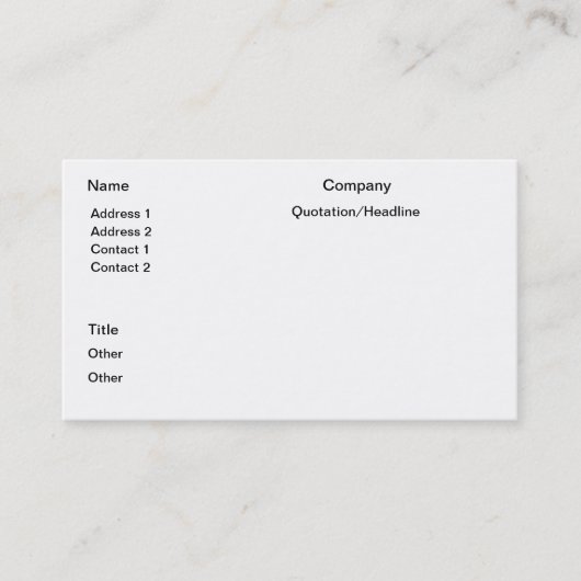 April- Visitenkarte (Vorderseite)