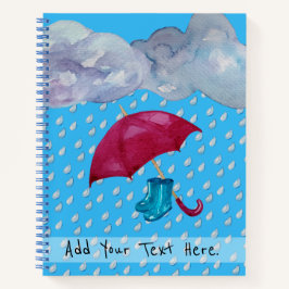 Aprilduschen SpiralNotebook Notizblock