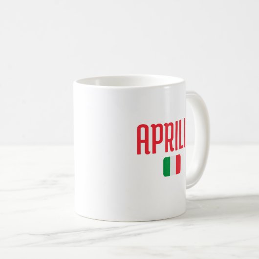 APRILIA Italien Kaffeetasse (VorderseiteRechts)