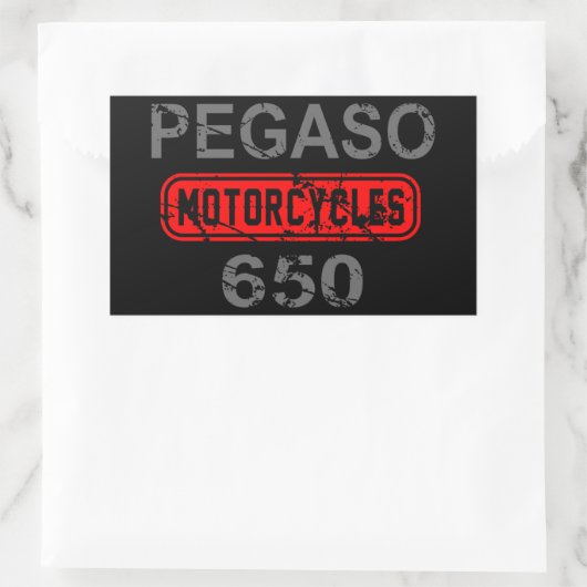 Aprilia Pegaso 650 Rechteckiger Aufkleber (Tasche)