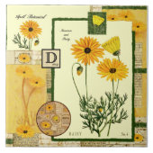 Aprils Blume Fliese (Vorderseite)