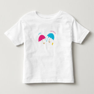 Aprils Regentage Regenschirme Kleinkind T-shirt