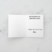 Aprilscherkarte ohne Pranks Karte (Innenseite)