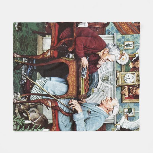 Aprilscherz, 1943 fleecedecke (Vorderseite (Horizontal))