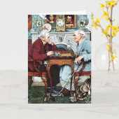 Aprilscherz, 1943 karte (Gelbe Blume)