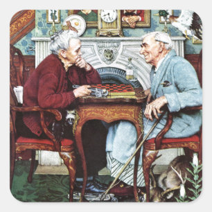 Aprilscherz, 1943 quadratischer aufkleber