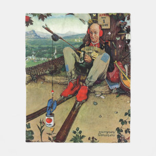 Aprilscherz, 1945 fleecedecke
