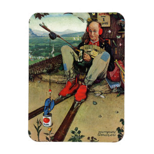 Aprilscherz, 1945 magnet